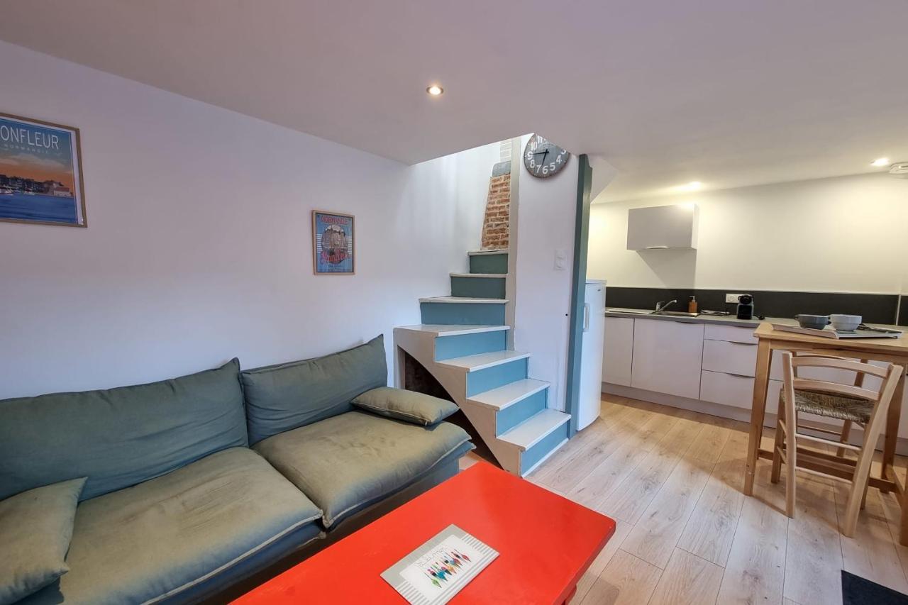 Les Chabannettes - Dúplex y Terraza 2P - Corazón de Honfleur Villa Exterior foto